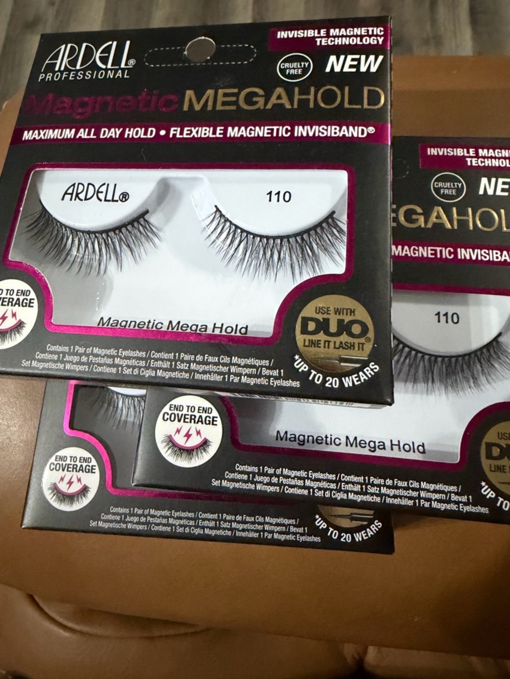 Ardell Magnetic Mega Hold False Lashes - Black 3 packs